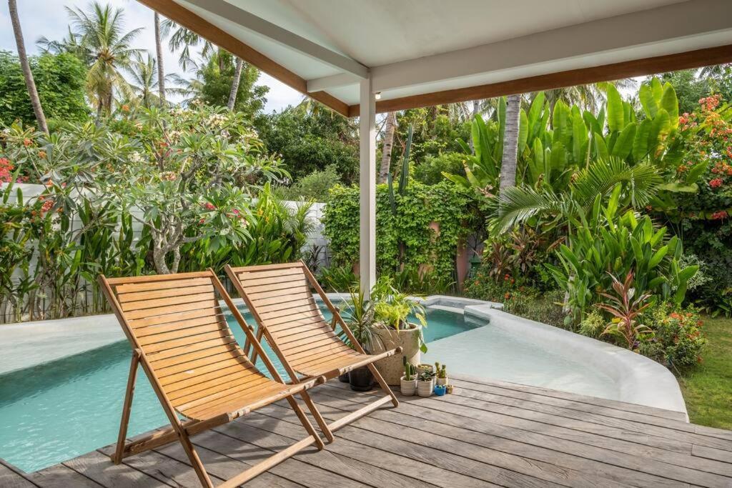 Villa Designer New 3Bdr - Lush Garden+Pool à Gili Trawangan Extérieur photo